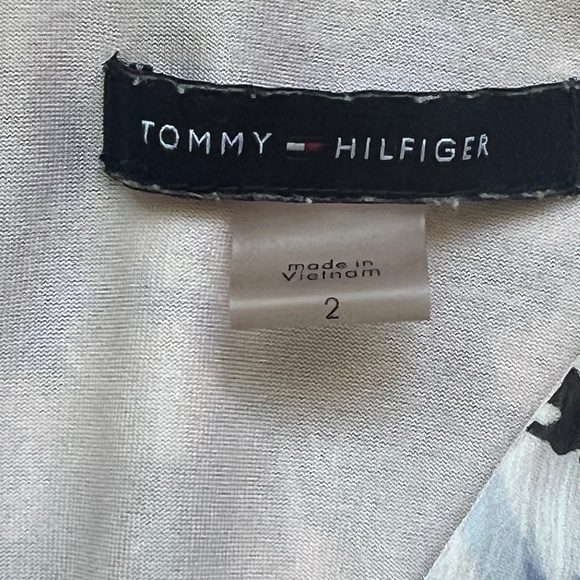 Tommy Hilfiger ~ Tropical Floral Flutter Midi Dress ~ Size 2 - Picture 7 of 8